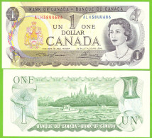 CANADA 1 DOLLARS 1973  P-85b  UNC - Canada