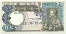 Angola - 1000 Escudos - 10.6.1973 - Pick: 108 - Serie AF - Luiz De Camões - PORTUGAL - 1.000 - Angola