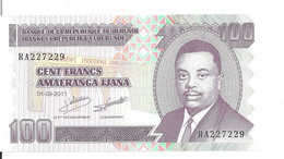 BURUNDI 100 FRANCS 2011 UNC P 44 B - Burundi