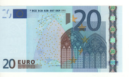 20 EURO  "M"   PORTUGAL   Firma Trichet   U 017 C5   /  FDS - UNC - 20 Euro