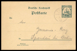 1909, Deutsche Kolonien Karolinen, P 7, Brief - Karolinen