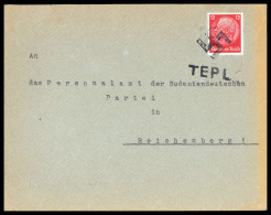 Sudetenland, DR 519, Brief - Région Des Sudètes