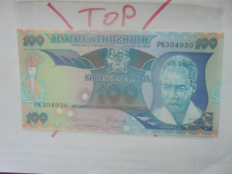 TANZANIE 100 SHILLINGS 1986 Neuf (B.32) - Tanzania