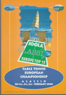 C.P. - PHOTO - JOOLA - ALASSIO - EUROPE TOP 12 - TABLE TENNIS EUROPEAN CHAMPIONSHIP - 2000 - - Tenis De Mesa