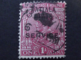 British India - INDIA -  King George V  With Overprint - Patiala State - Service - Cancelled - 1911-35 King George V