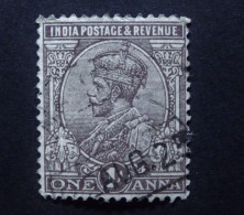 British India - INDIA -  King George V  - One Anna - Cancelled - 1911-35 Roi Georges V