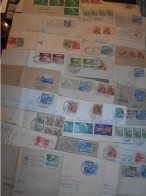 Suisse Collection , 35 Lettres Des Annees 50 , Toute Trace De Plis - Collections