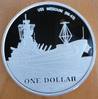 USA, MARINE CORPS BASE - OKINAWA, JAPAN. 1$ 2016. PROOF. USS Missouri - Sonstige & Ohne Zuordnung