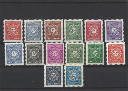 !!! ALGÉRIE, TIMBRES TAXES NUMÉROS 35 À 48, NEUFS, SANS CHARNIÈRES, DE 1947/1955 - Postage Due