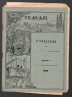 Cahier D'écolier Manuscrit Avec Coupures De Presse RESULTATS COURSES AUTOMONILES 1949 (M6377) - Automobile - F1