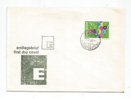 SPACEFILLER FAKE Cept 1960 Liechtenstein Issue False Stamp On False Cover With False PMK - Lettres & Documents
