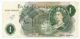 GREAT BRITAIN - 1 Pound ND (1966-70) P374e (GB022) - 1 Pound