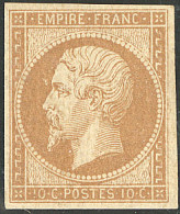 * No 13A, Bistre Type I, Nuance Soutenue. - TB - 1853-1860 Napoleon III