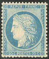 ** No 37, Bleu, Très Frais. - TB - 1870 Beleg Van Parijs