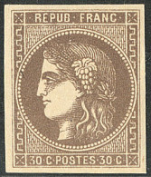 ** No 47, Brun, Très Frais. - TB - 1870 Emission De Bordeaux