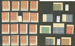 ** Collection. Semeuse Camée 1921-1927, Entre Les N°139 Et 239, Qqs Ex *, + Divers Blocs De Quatre Et Mill. - TB - Other & Unclassified