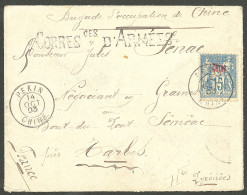 Lettre Cad "Pekin/Chine". No 6 Sur Lettre Pour Tarbes, 1903. - TB - Other & Unclassified