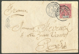 Lettre Cad "Mongoumna/Congo Français" Sur No 42 Sur Enveloppe Pour Paris, 1909. - TB - Other & Unclassified