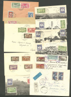 Lettre GRAND LIBAN. 1925-1943, 6 Enveloppes Et 4 CP, Grand Liban Et Alaouites. - TB - Other & Unclassified