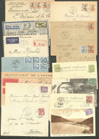 Lettre Annam. 1903-1947, 10 Enveloppes Et 4 CP. - TB - Andere & Zonder Classificatie