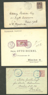 Lettre 1902-1919, 2 Enveloppes Et Une CP De Dardanelles Et Dedeagh. - TB - Altri & Non Classificati