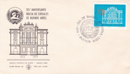Argentina - 1979 - FDC - 125 Aniversary Of The Buenos Aires Cereal Exchange - Liniers Philatelic Circle - Caja 30 - FDC