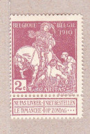 1910 Nr 89* Met Scharnier.Caritas.Type Lemaire.OBP 8 Euro. - 1910-1911 Caritas