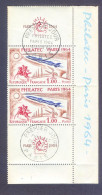 "Philatec Paris 1964" - Bloc De 2 Timbres Bord De Feuille Cachet 1er Jour - Other & Unclassified