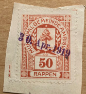 Fiskalmarke Gemeinde Amriswil TG 1919 - Revenue Stamp Switzerland - Steuermarken