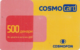 NORTH MACEDONIA - Cosmofon Prepaid Card 500 Din, Exp.date 18/11/06, Used - Noord-Macedonië