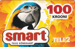 ESTONIA - Parrot, Tele2 Prepaid Card 100 Kr, Exp.date 15/06/11, Used - Estonia