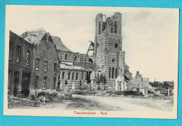 * Passendale - Passchendaele (Zonnebeke) * (Uitgever A. Herman - Hoet) Kerk, église, Church, Kirche, Guerre, Ruines, War - Zonnebeke