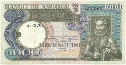 Angola - 1000 Escudos - 10.6.1973 - Pick: 108 - Serie AJ - Luiz De Camões - PORTUGAL - 1.000 - Angola