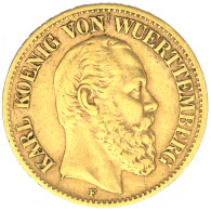 Allemagne-Royaume De Wurtemberg 10 Mark Charles Ier 1878 Stuttgart - 5, 10 & 20 Mark Gold