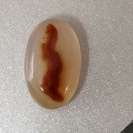 Agate "Croix" Naturelle D'Indonésie - Cabochon 14.84 Carats - 21.3 X 13.3 X 6.4 Mm - Agate