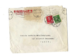 Lettre De Oslo à Paris. - Covers & Documents