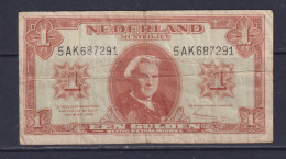 NETHERLANDS - 1945 1 Gulden Circulated Banknote - 1 Gulde