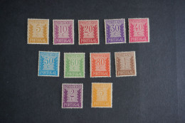 (M) PORTUGAL - 1940 Postage Due Set - Af. P54 To 64 (MNH) - Nuevos