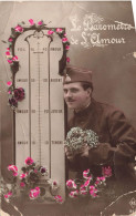 FANTAISIES - Le Baromètre De L'amour - Colorisé - Carte Postale Ancienne - Men