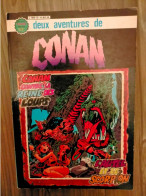 CONAN Le Barbare Album N° 23 - 3 Contre La Reine Des Loups 4 L'autel Et Le Scorpion 1979 ÉDITION ARTIMA  Marvel  Color - Conan