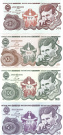 NIKOLA TESLA 50, 100, 200 And 500 Dinara 2024, (Fantasy Banknotes) - Serbie