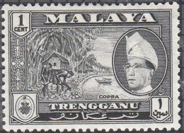 MALAYA-TRENGGANU    SCOTT NO 75  MNH  YEAR 1957 - Trengganu