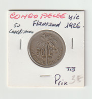 Congo Belge -  50 Centimes Flamand -  1926  -  TB - 1934-1945: Leopoldo III