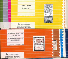 ISRAEL 2002 COMPLETE YEAR SET OF POSTAL SERVICE BULLETINS - MINT - Covers & Documents