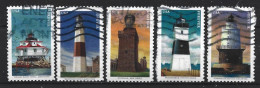 U.S.A. 2021 Lighthouses Y.T. 5463/5467 (0) - Used Stamps