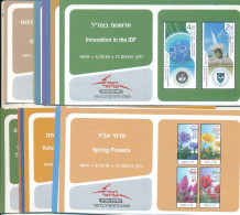 ISRAEL 2018 COMPLETE YEAR SET OF POSTAL SERVICE BULLETINS - MINT - Briefe U. Dokumente