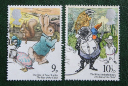 Year Child Peter Rabbit Winnie De Pooh Mi 797-798 1979 Used Gebruikt Oblitere ENGLAND GRANDE-BRETAGNE GB GREAT BRITAIN - Usados