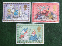 Natale Weihnachten Xmas Noel Kerst Bird (Mi 812-814 1979 Used Gebruikt Oblitere ENGLAND GRANDE-BRETAGNE GB GREAT BRITAIN - Usados