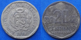 PERU - 20 Centimos 2018 KM# 306.4 Monetary Reform (1991) - Edelweiss Coins - Pérou