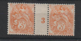 Millésime Type Blanc 109 IB 1923 ** MNH - Millésimes